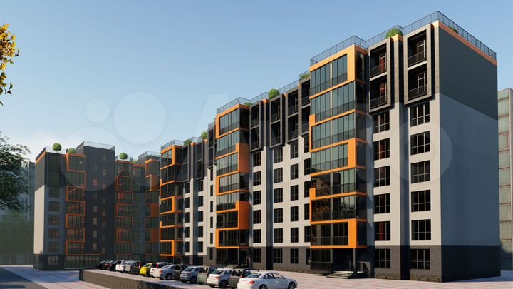 1-к. квартира, 45,5 м², 4/8 эт.