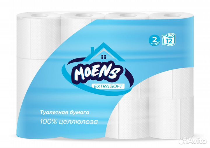 Туалетная бумага Прочная 2 слоя Опт