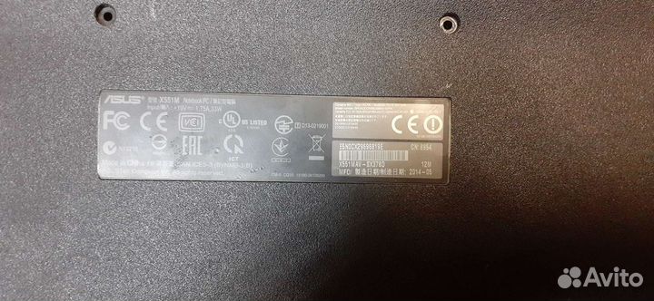 Ноутбук asus X551M