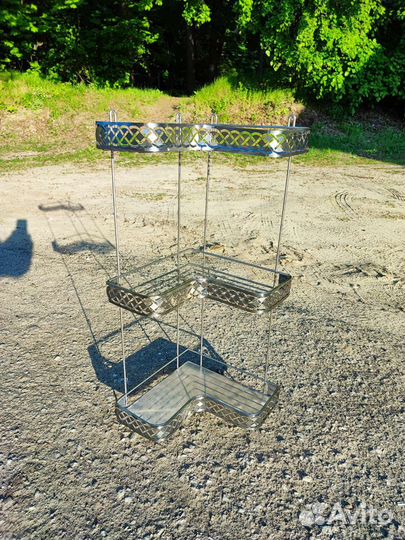 Полочки из нержавейки в ванную, баню