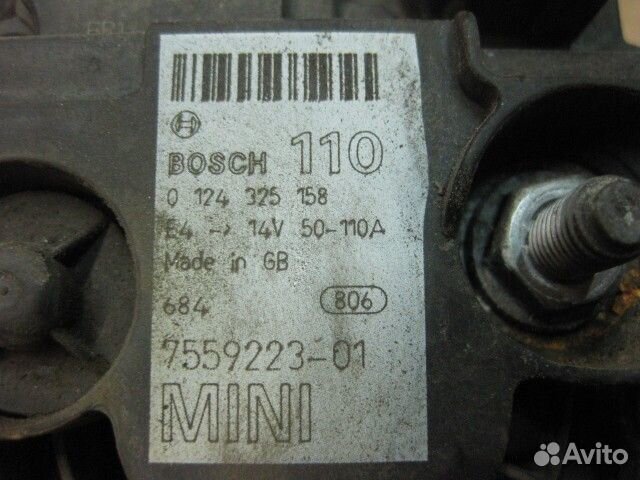 Генератор Mini Mini хэтчбек 1.6 2006