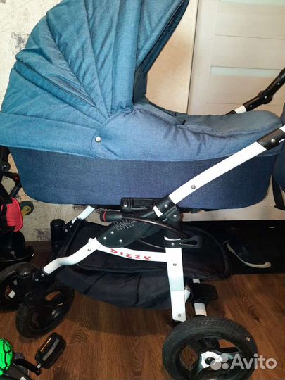 Коляска 2в1 dizzy babyton +переноска в подарок