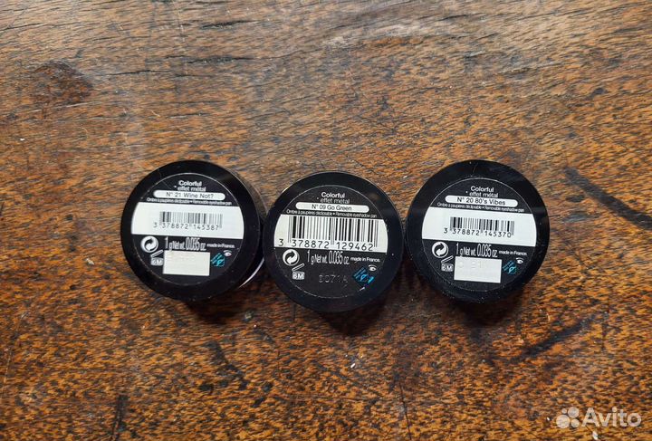 Sephora тени metal effect и mermaid nyx