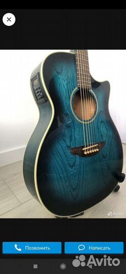 Электроакустическая гитара crafter JTE 100