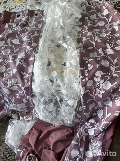 Шторы на люверсах «комплект»