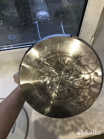 Кастрюля из нержавейки 10 л