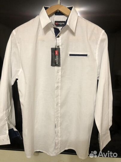 Рубашка белая для мальчиков