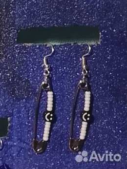 Сережки из бисера