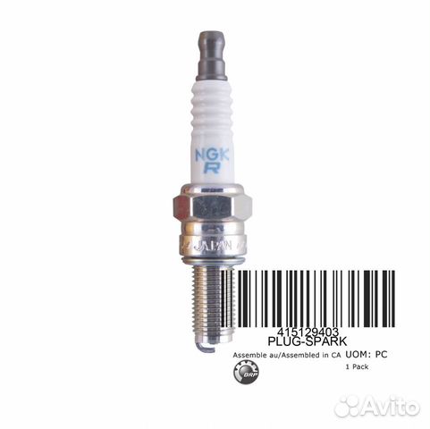 Свеча зажигания Sea-Doo Spark CR8EB 415129403