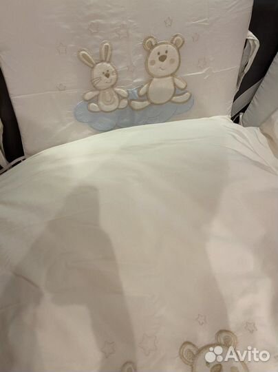 Комплект в кроватку с бортиками little star