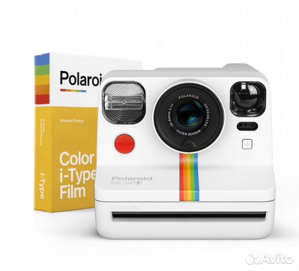 В нaличии Polaroid now plus бeлый + картриджи