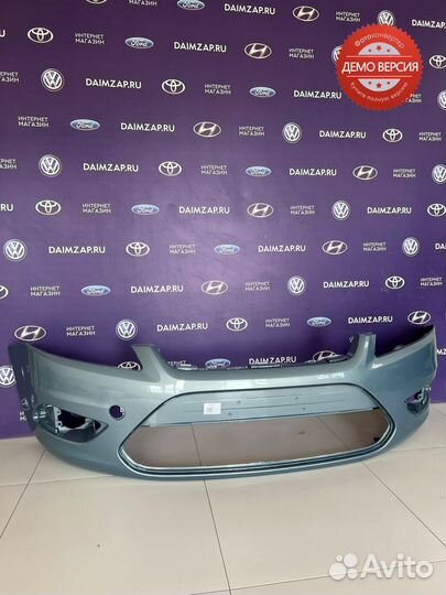 Бампер Передний Ford Focus 2 голубой avalone 8CKE