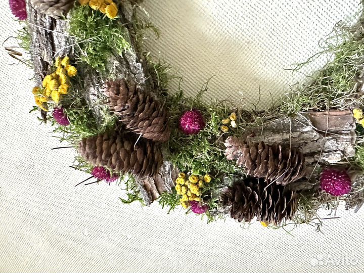 Венок интерьерный 30 см 