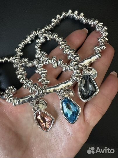 Серебряный браслет в стиле Uno de 50