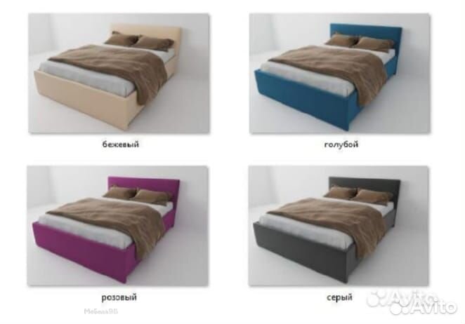 Кровать 1600 Эко Стандарт с ортопедическим основан