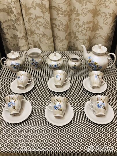 Чайный сервиз фарфор СССР. Графины