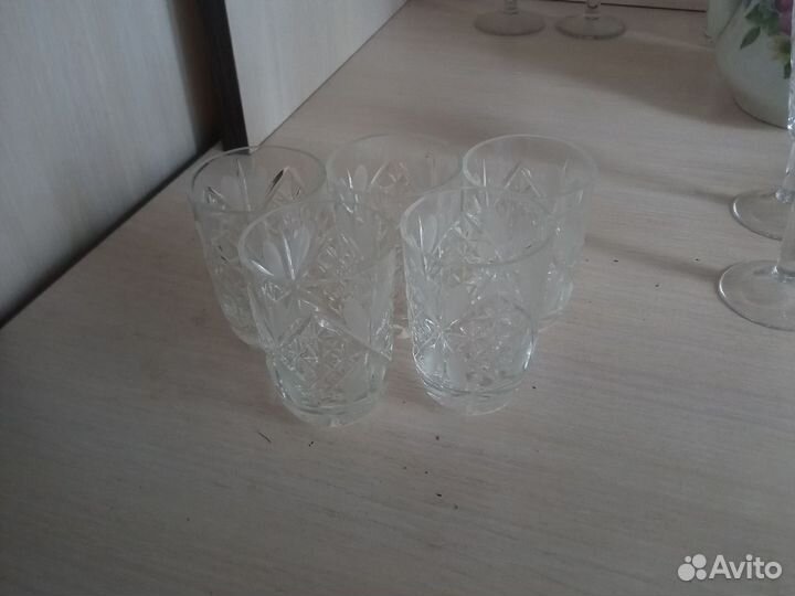 Рюмки и рюмки хрустальные СССР