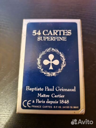 Игральные карты Baptiste Paul Grimaud 1848