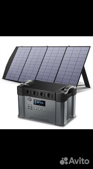 Электростанция с солнечной панелью