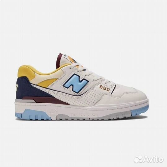 Кроссовки New Balance 550 Bianco Giallo Luxe