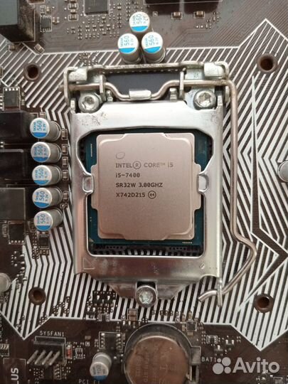 Процессор Intel Сore i5-7400 и др. комплектующие