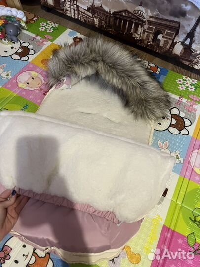 Зимний конверт в коляску