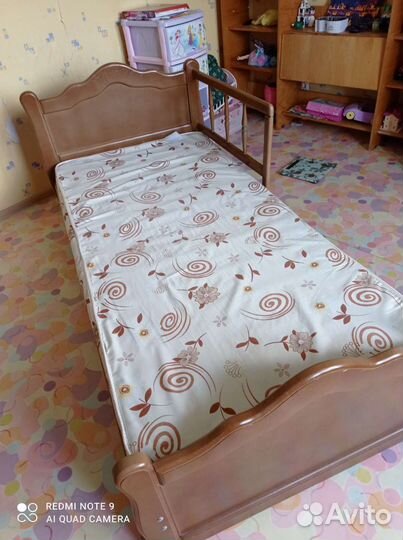 Детская кровать с матрасом ортопедическим