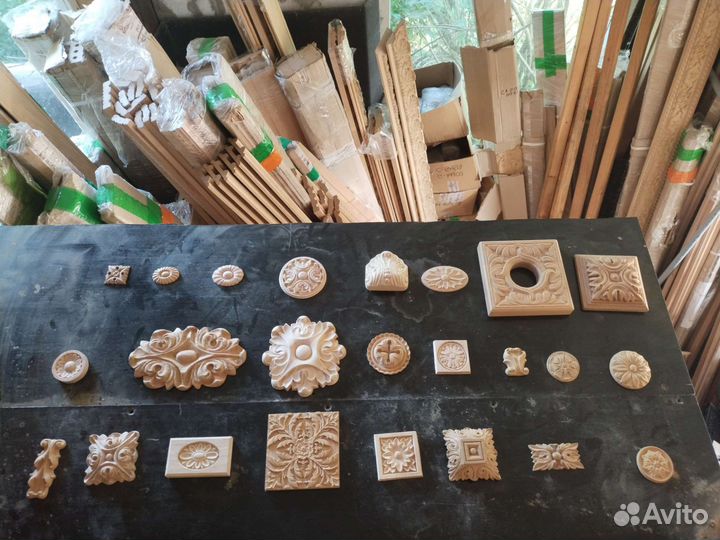 Резьба из дуба