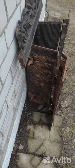 Чугунный портал для камина