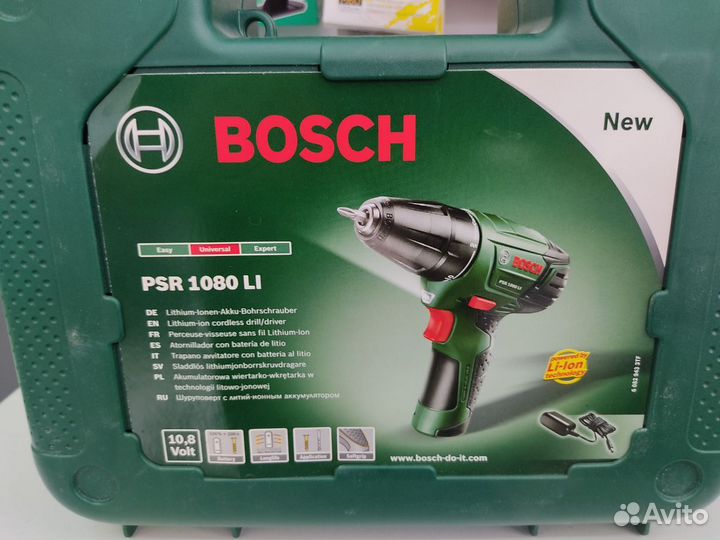 Шуруповерт Bosch PSR 1080 Li