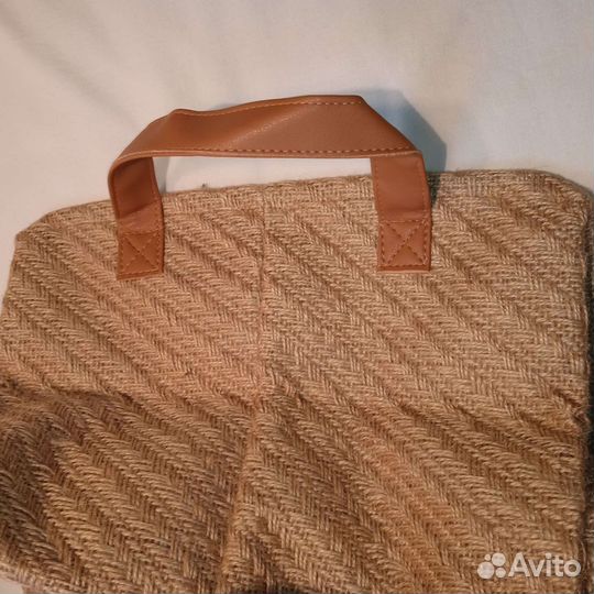 Корзина для хранения белья и вещей из джута