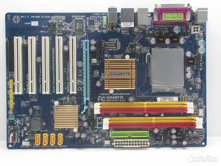 Материнская плата S-775 Gigabyte GA-P35-S3G Rev: 1