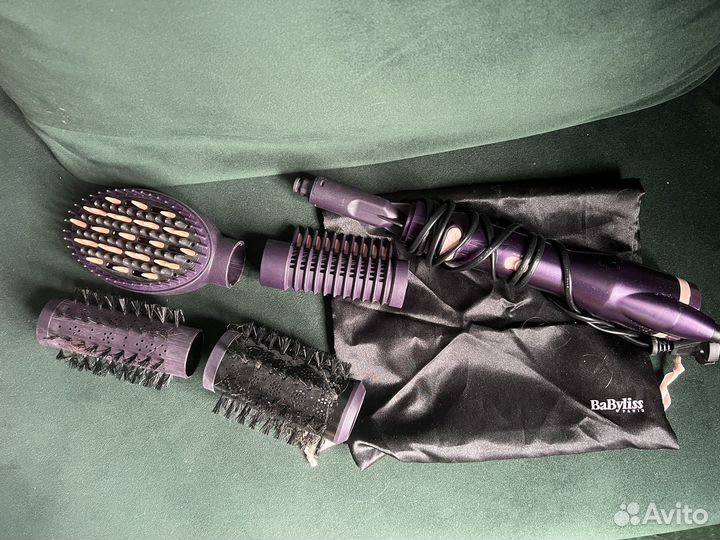 Фен щетка babyliss + плойка babyliss curl secret