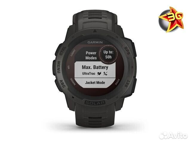 Часы Garmin Instinct Solar Graphite 010-02293-00