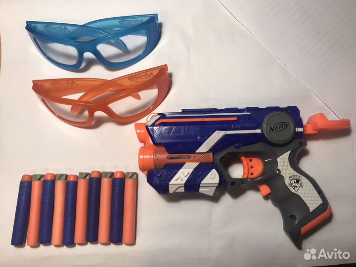 Бластер Nerf elite firestrike с пульками