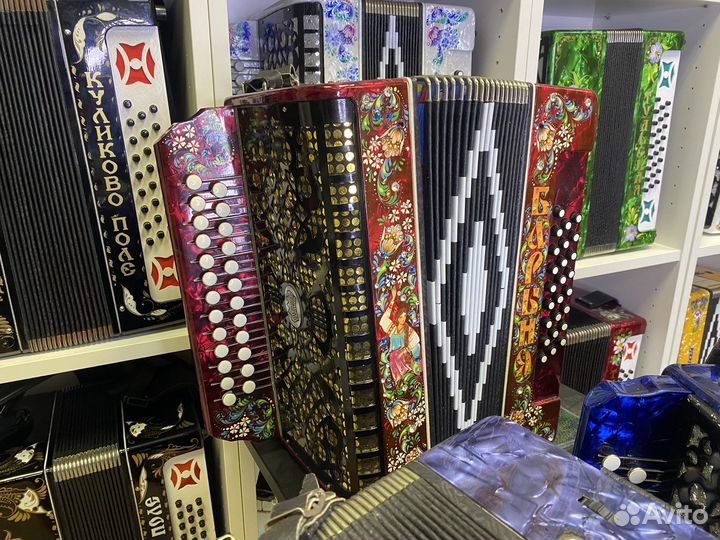 Шуйские гармони б/у