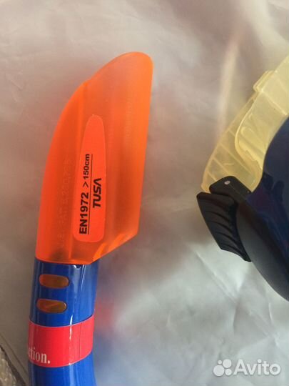 Маска и трубка для плавания Tusa Hyperdry