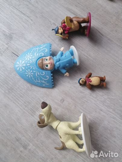 Маша и медведь игрушки из свит бокса и киндера