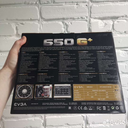 Блок питания Evga supernova 650 g+