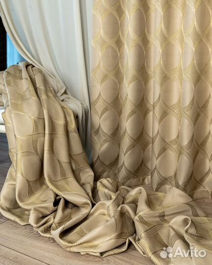 Шторы жаккард Альба готовые и на заказ