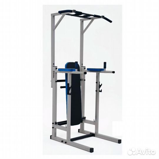 Тренажёр Напольный серый турник брусья скамья жима