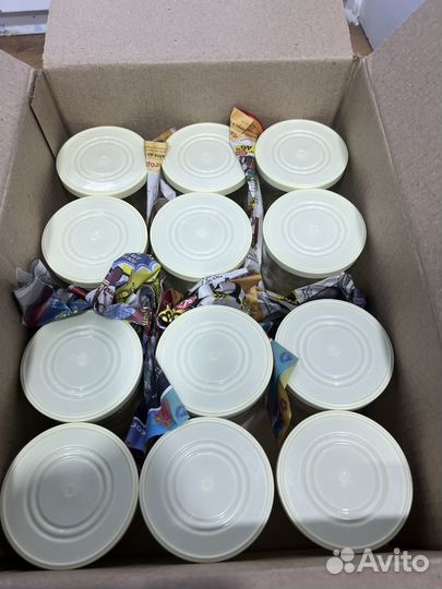 Стеклянные банки для специй с крышкой