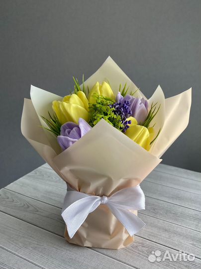 Букет из мыла