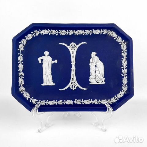 Антикварный поднос, Англия, Wedgwood, 1891-1908 гг