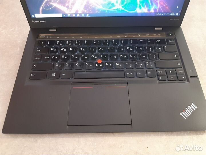 Ноутбук Lenovo ThinkPad x1 Carbon, быстрый, легкий