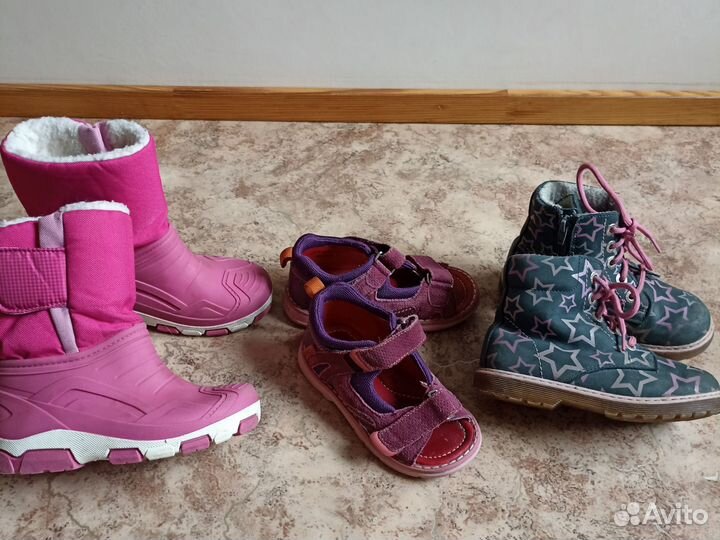 Обувь для девочек ecco 27-29цена за пару