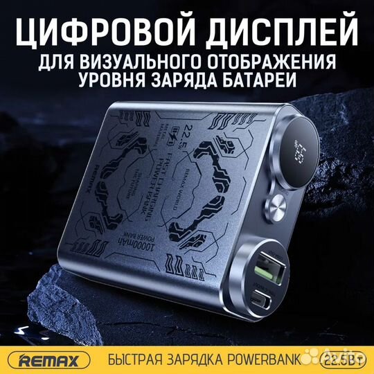 Внешний аккумулятор Power bank Повербанк, 10000 мА