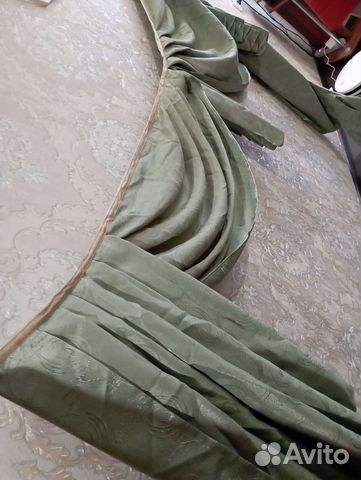 Шторы с ламбрикеном бу