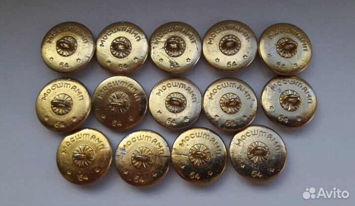 Пуговицы генеральские СССР 1963-1968гг