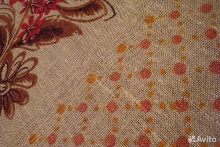 Скатерть лен рогожка новая СССР